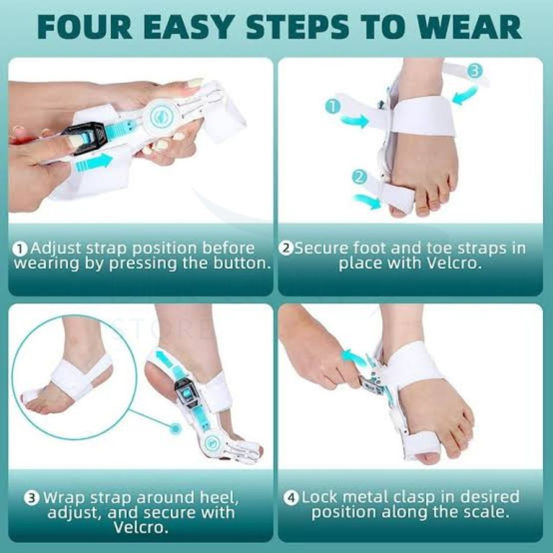 🦶 Pain Relief Bunion Toe Corrector (Imported, Without Knob)
