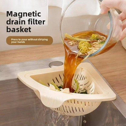 Magnetic Drainage & Filter Basket – Strong Magnetic Fixation