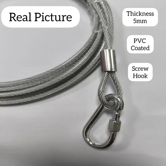🧺 Stainless Steel Clothesline (Imported)