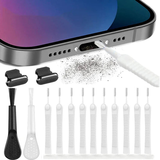 10 Pcs Mini Cleaning Brush Set – Shower Head, Phone Ports & Window Cleaning Brushes