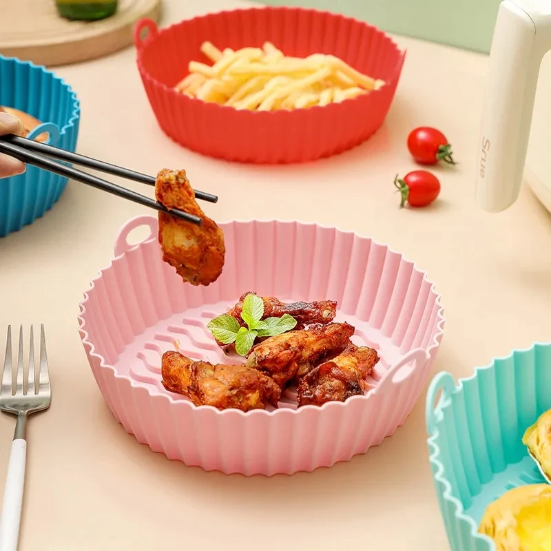 🧁 Pack of 2 Silicone Air Fryer Trays Reusable