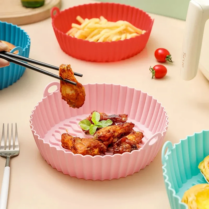 🧁 Pack of 2 Silicone Air Fryer Trays Reusable