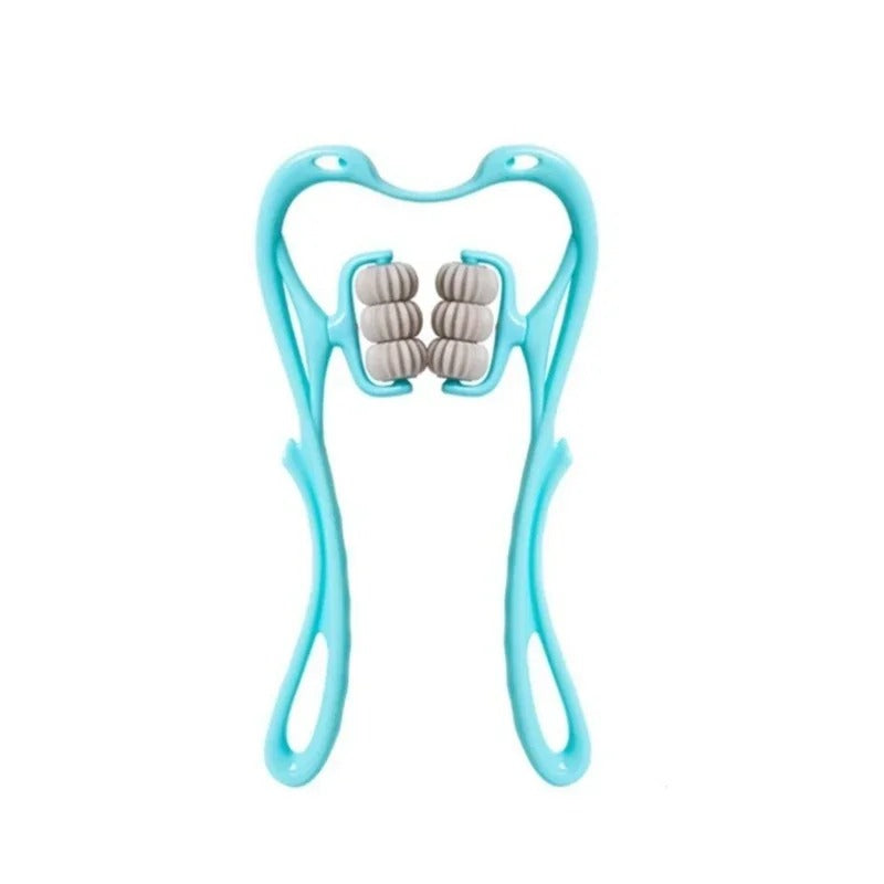 6 Wheel Pressure Point Neck Massager Random Color