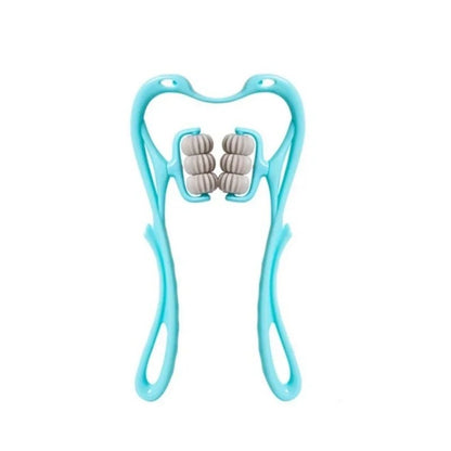 6 Wheel Pressure Point Neck Massager Random Color